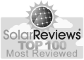 Solar Reviews, top 100 most reviewed logo